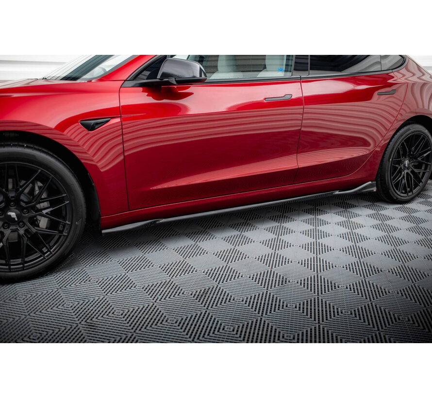Maxton Design Set of Splitters Tesla Model 3 Project Highland(Facelift)