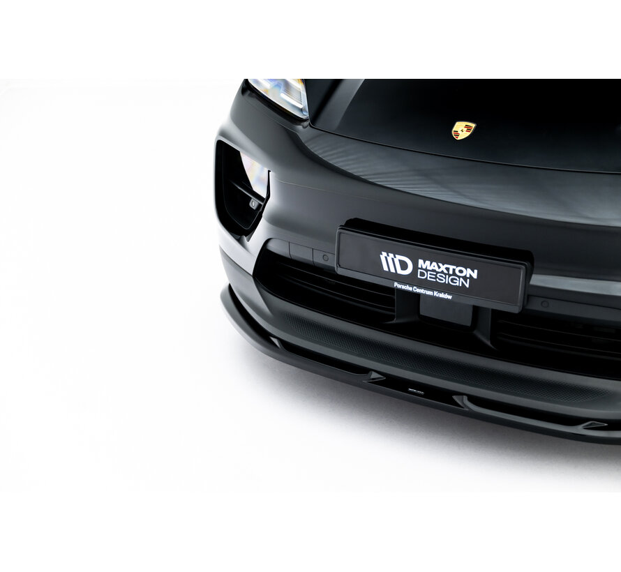 Maxton Design Front Splitter Porsche Macan EV Mk1