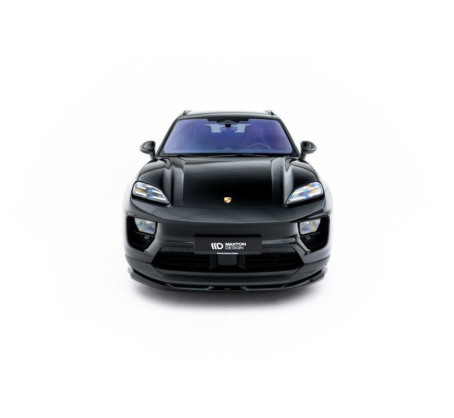 Maxton Design Front Splitter Porsche Macan EV Mk1