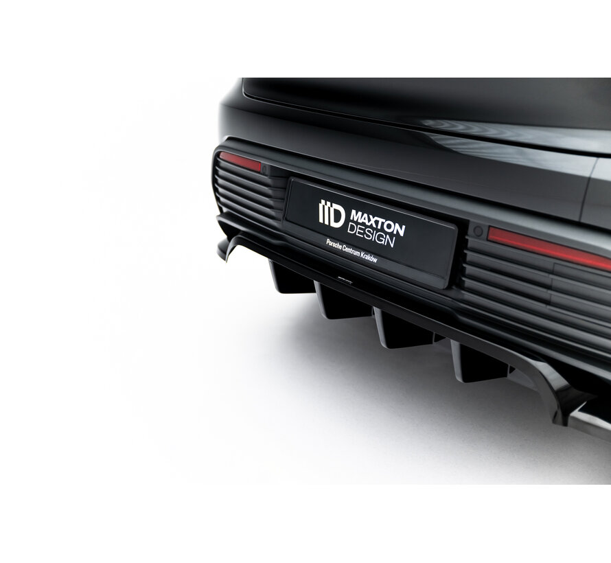 Maxton Design Rear Splitter (with vertical bars) Porsche Macan EV Mk1