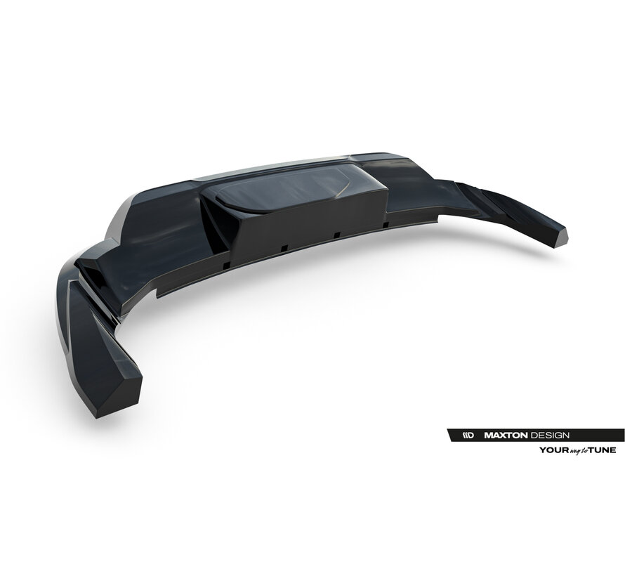 Maxton Design Rear Splitter (with vertical bars) Porsche Macan EV Mk1