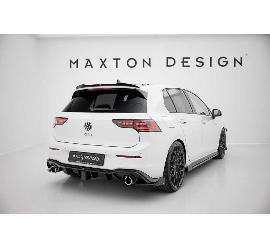 Maxton Design Rear Side Splitters V.4 + Flaps Volkswagen Golf GTI / GTE Mk8
