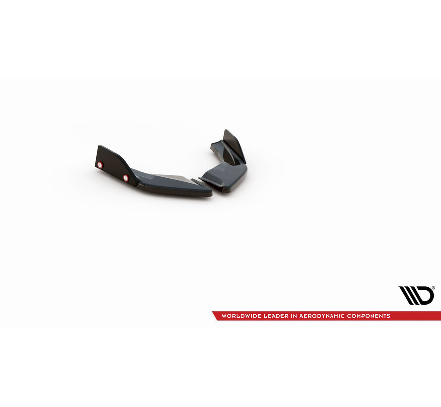 Maxton Design Rear Side Splitters V.4 + Flaps Volkswagen Golf GTI / GTE Mk8