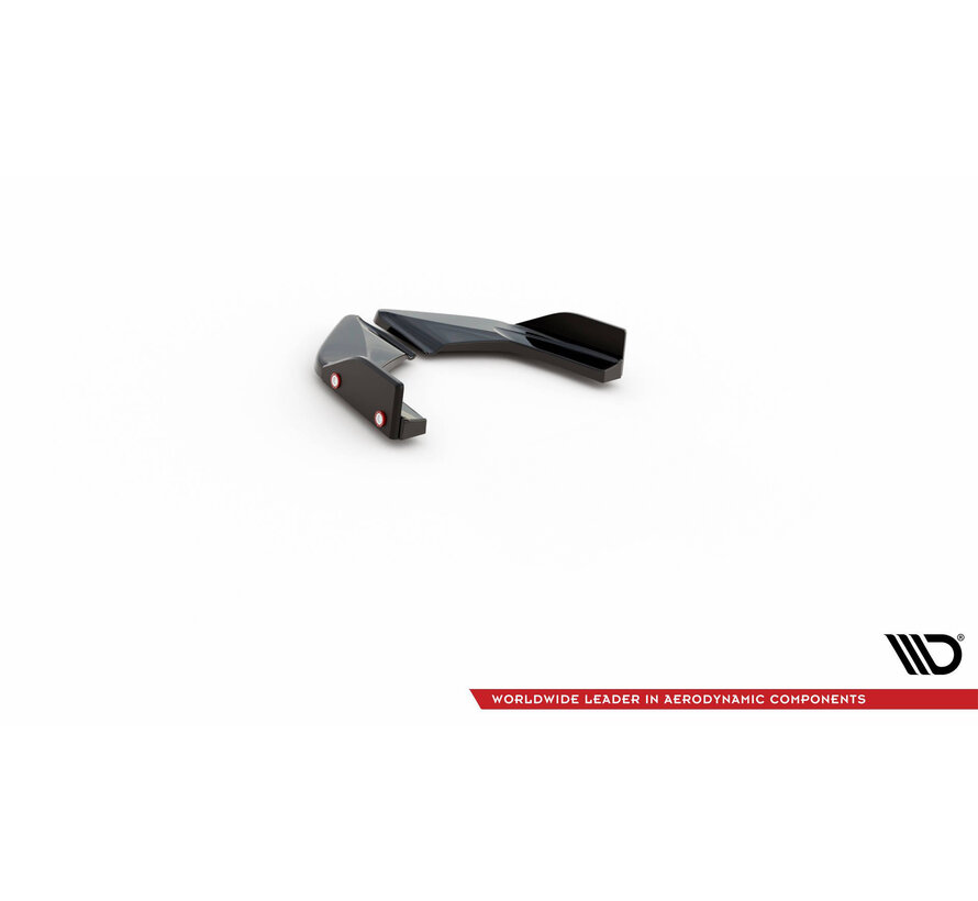 Maxton Design Rear Side Splitters V.4 + Flaps Volkswagen Golf GTI / GTE Mk8