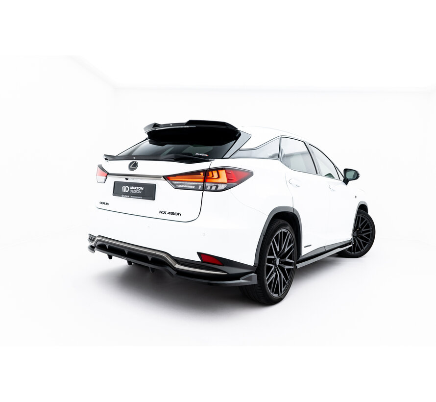 Maxton Design Rear Splitter (with vertical bars) Lexus RX F-Sport Mk4 Facelift