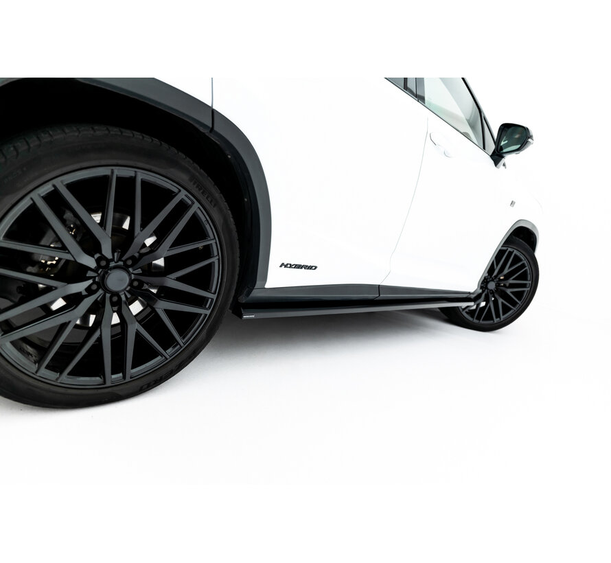 Maxton Design Side Skirts Diffusers Lexus RX F-Sport Mk4 Facelift (version without OEM step rails)