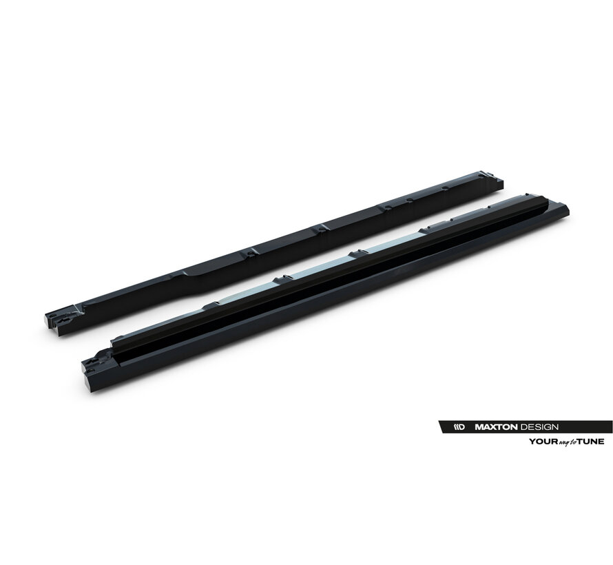 Maxton Design Side Skirts Diffusers Lexus RX F-Sport Mk4 Facelift (version without OEM step rails)