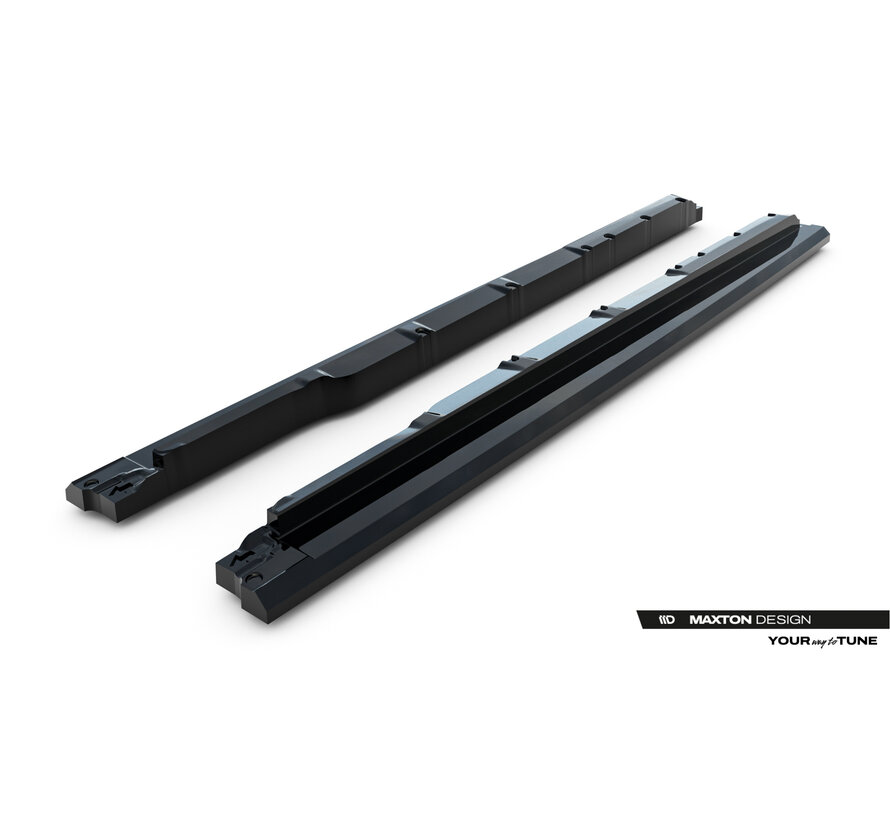 Maxton Design Side Skirts Diffusers Lexus RX F-Sport Mk4 Facelift (version without OEM step rails)