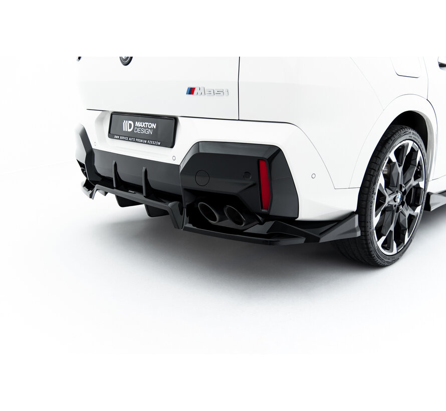 Maxton Design Rear Splitter (with vertical bars) BMW X2 M35i U10