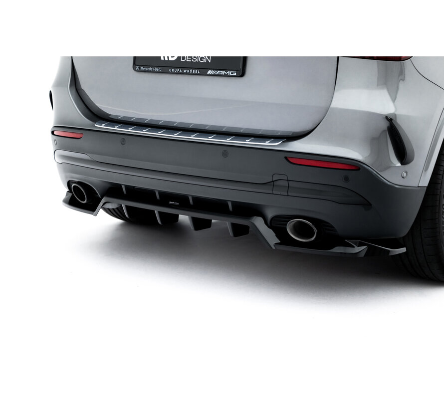 Maxton Design Rear Splitter (with vertical bars) Mercedes-AMG GLA 35 H247 Facelift