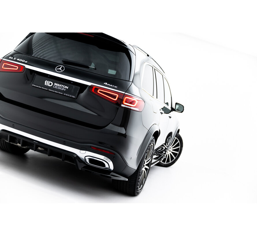 Maxton Design Rear Splitter (with vertical bars) V.2 Mercedes-Benz GLS AMG-Line X167