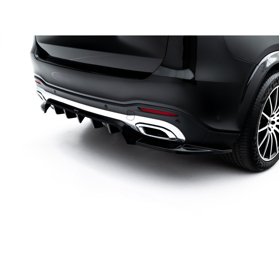 Maxton Design Rear Splitter (with vertical bars) V.2 Mercedes-Benz GLS AMG-Line X167