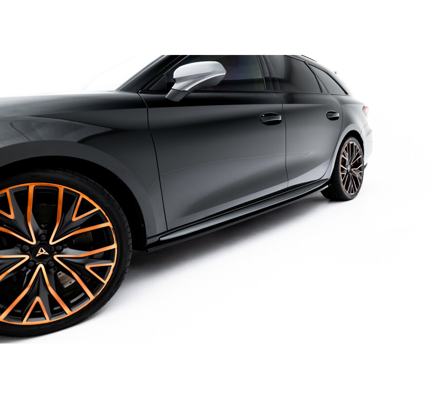 Maxton Design Side Skirts Diffusers V.1 Cupra Leon ST / Hatchback  Aero Mk1 Facelift