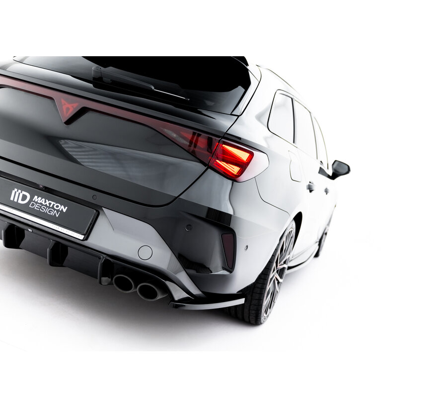 Maxton Design Rear Side Splitters V.2 Cupra Leon ST Mk1 Facelift