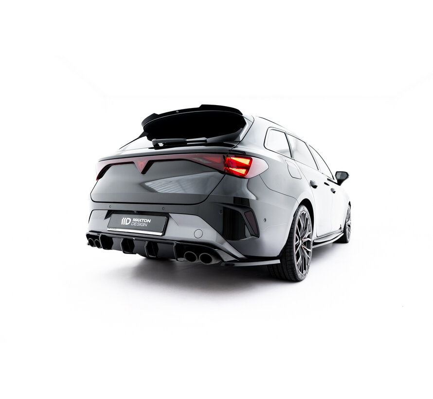 Maxton Design Rear Side Splitters V.2 Cupra Leon ST Mk1 Facelift