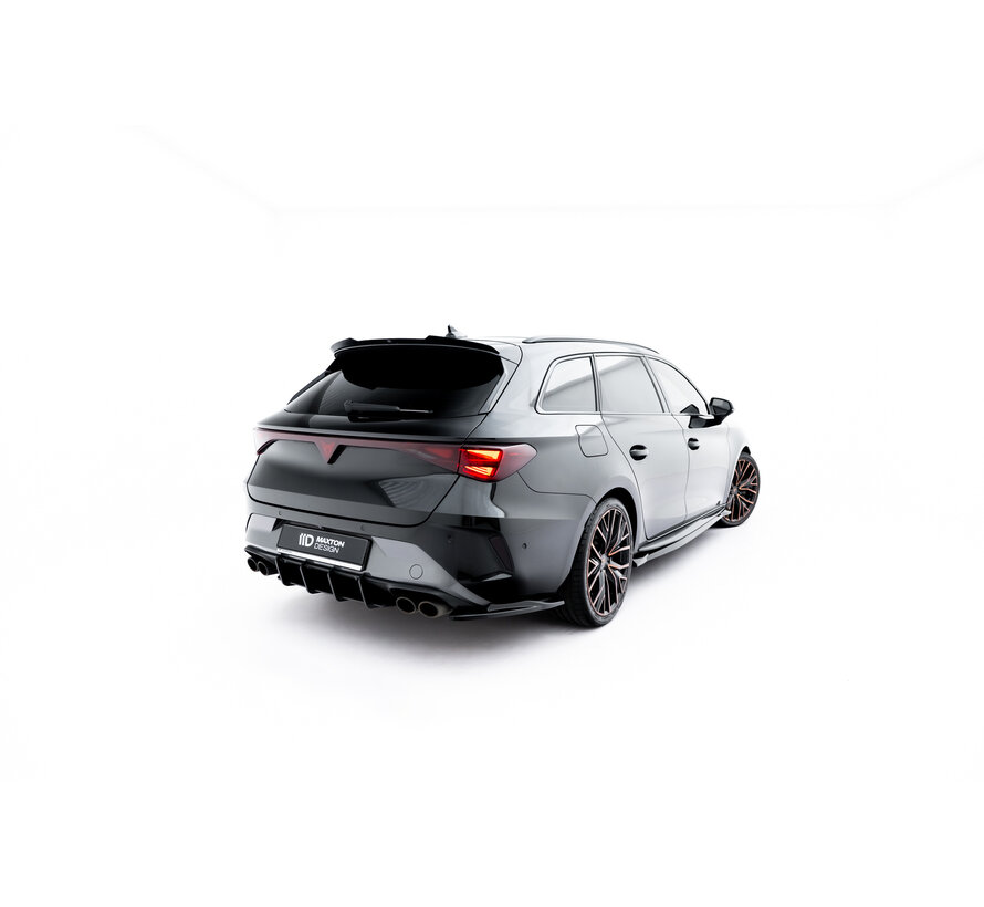Maxton Design Rear Side Splitters V.4 Cupra Leon ST Mk1 Facelift
