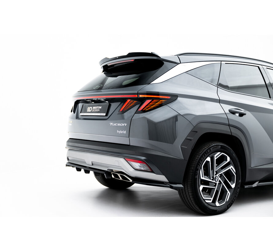Maxton Design Rear Splitter (with vertical bars) Hyundai Tucson Mk4 Facelift
