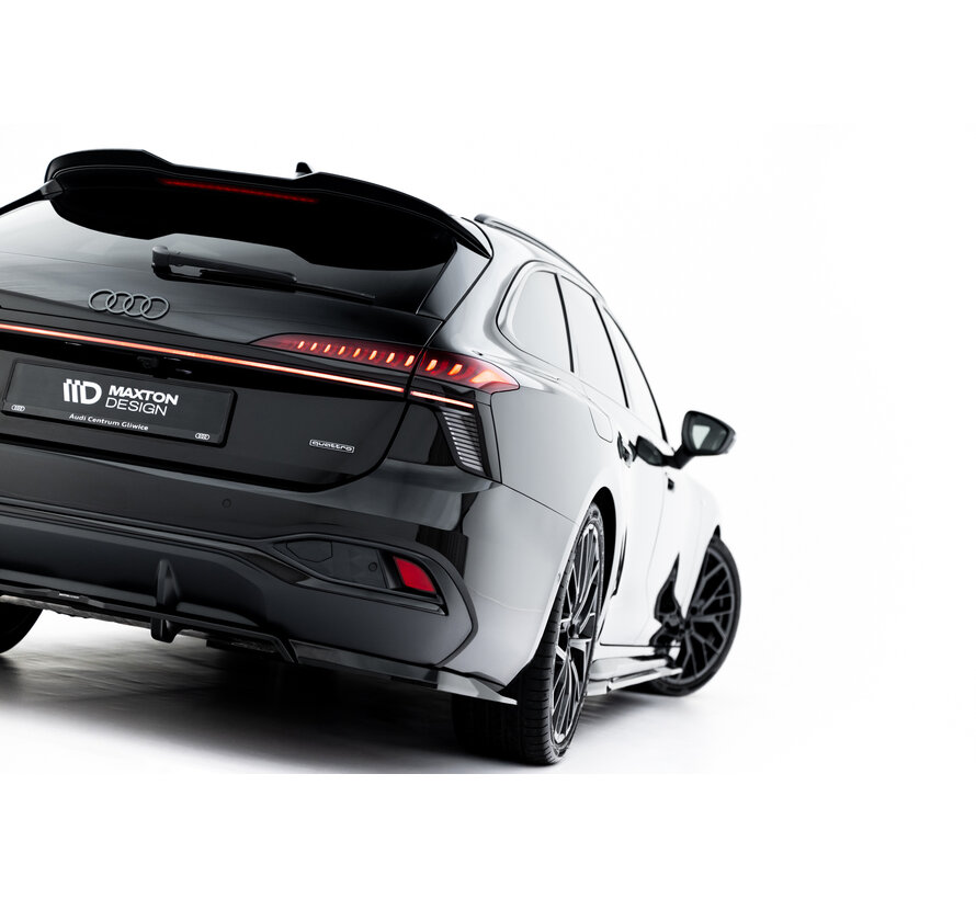 Maxton Design Rear Splitter (with vertical bars) V.1 Audi A6 S-Line C9