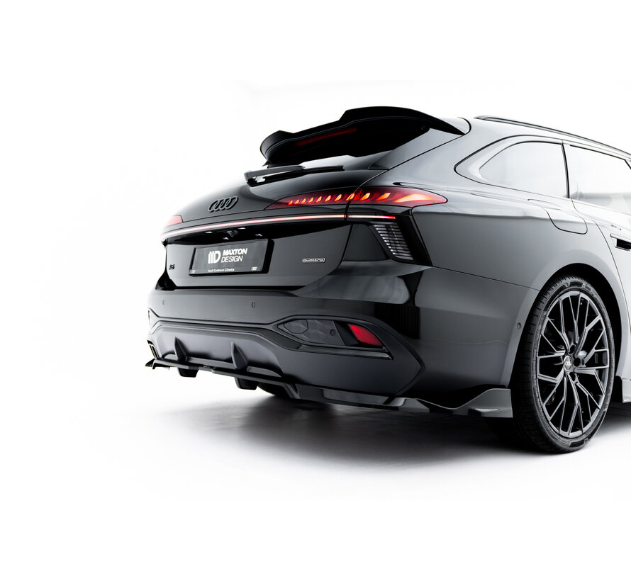 Maxton Design Rear Splitter (with vertical bars) V.2 Audi A6 S-Line C9