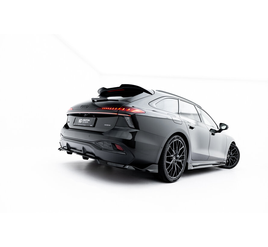 Maxton Design Rear Splitter (with vertical bars) V.2 Audi A6 S-Line C9