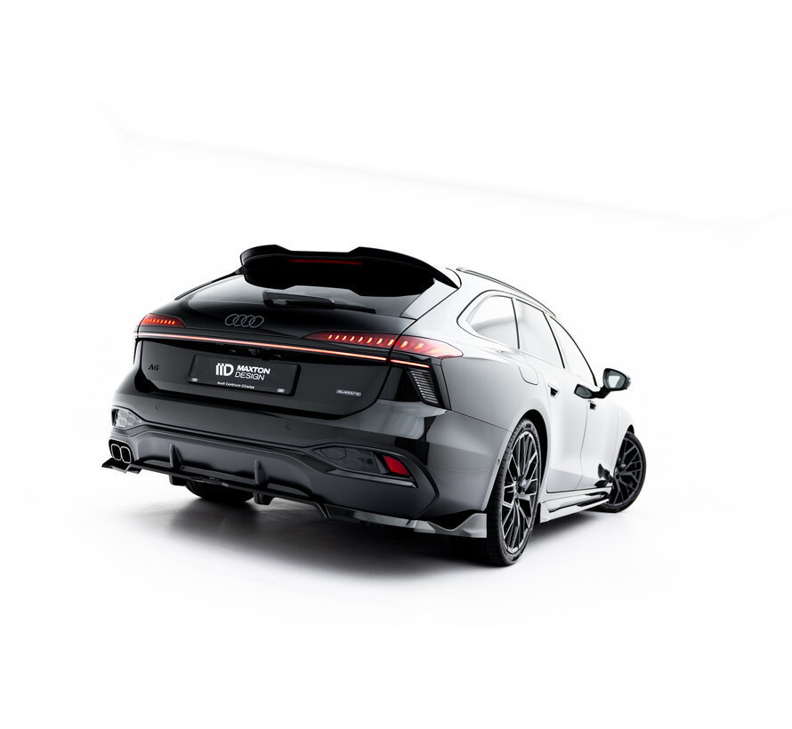 Maxton Design Rear Splitter (with vertical bars) V.2 Audi A6 S-Line C9