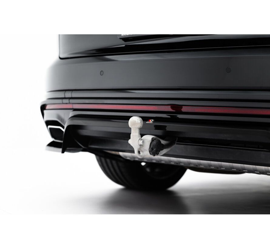 Maxton Design Rear Splitter (with vertical bars) Volkswagen Touareg R-Line Mk3 Facelift