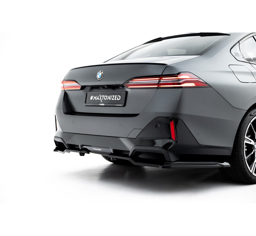 Maxton Design Rear Splitter (with vertical bars) V.1 BMW 5 / i5 M-Pack Sedan / Touring G60 / G61