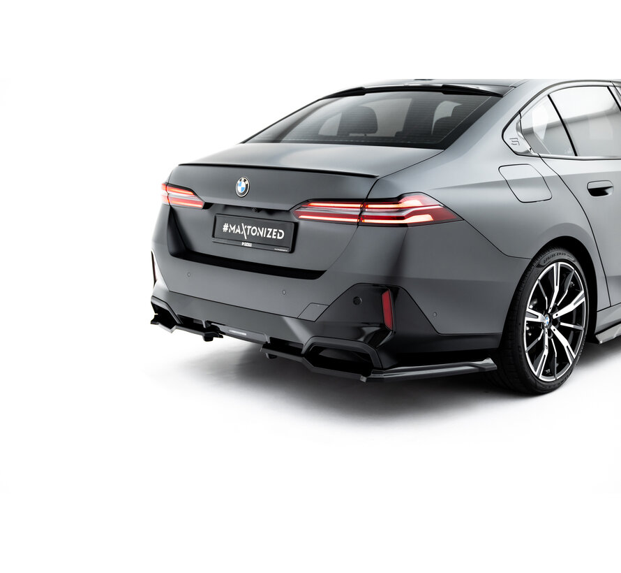 Maxton Design Rear Splitter (with vertical bars) V.1 BMW 5 / i5 M-Pack Sedan / Touring G60 / G61