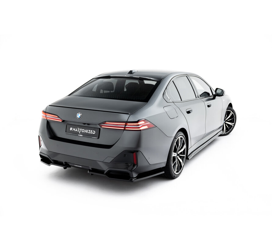 Maxton Design Rear Splitter (with vertical bars) V.2 BMW 5 / i5 M-Pack Sedan / Touring G60 / G61