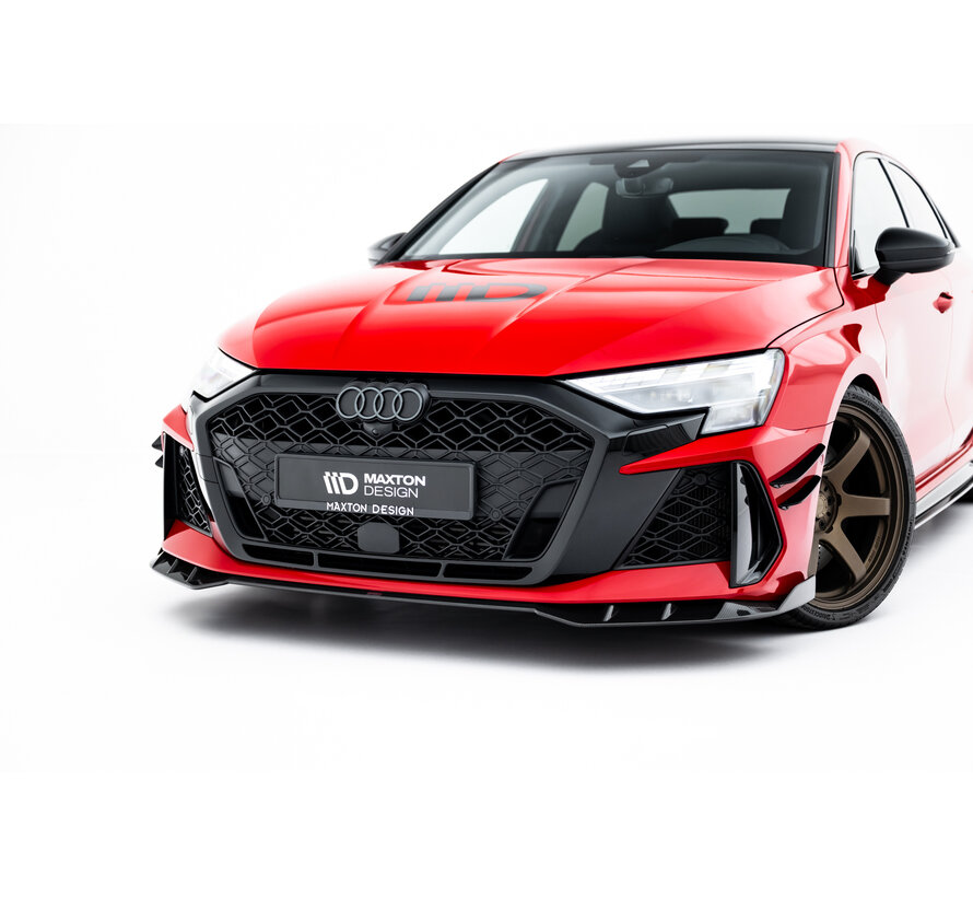 Maxton Design Prepreg Carbon Fiber Front Splitter Audi RS3 Sedan 8Y Facelift
