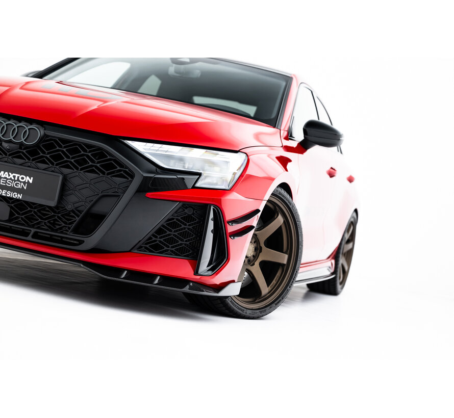 Maxton Design Prepreg Carbon Fiber Front Splitter Audi RS3 Sedan 8Y Facelift