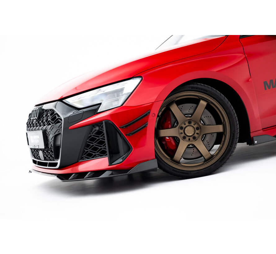 Maxton Design Prepreg Carbon Fiber Front Splitter Audi RS3 Sedan 8Y Facelift