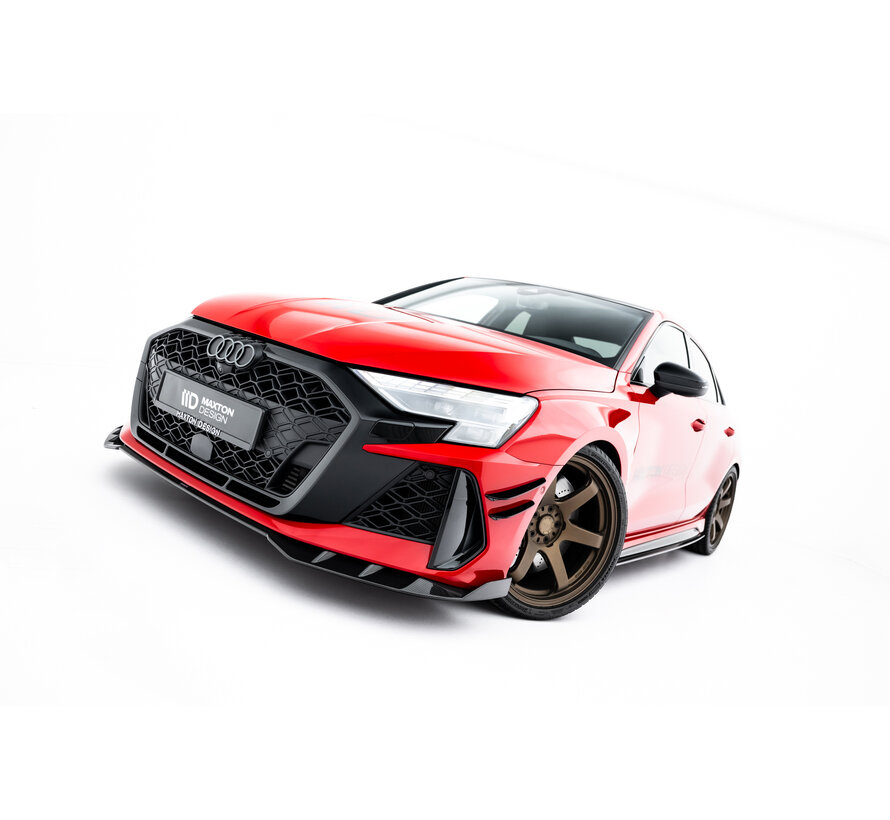 Maxton Design Prepreg Carbon Fiber Front Splitter Audi RS3 Sedan 8Y Facelift