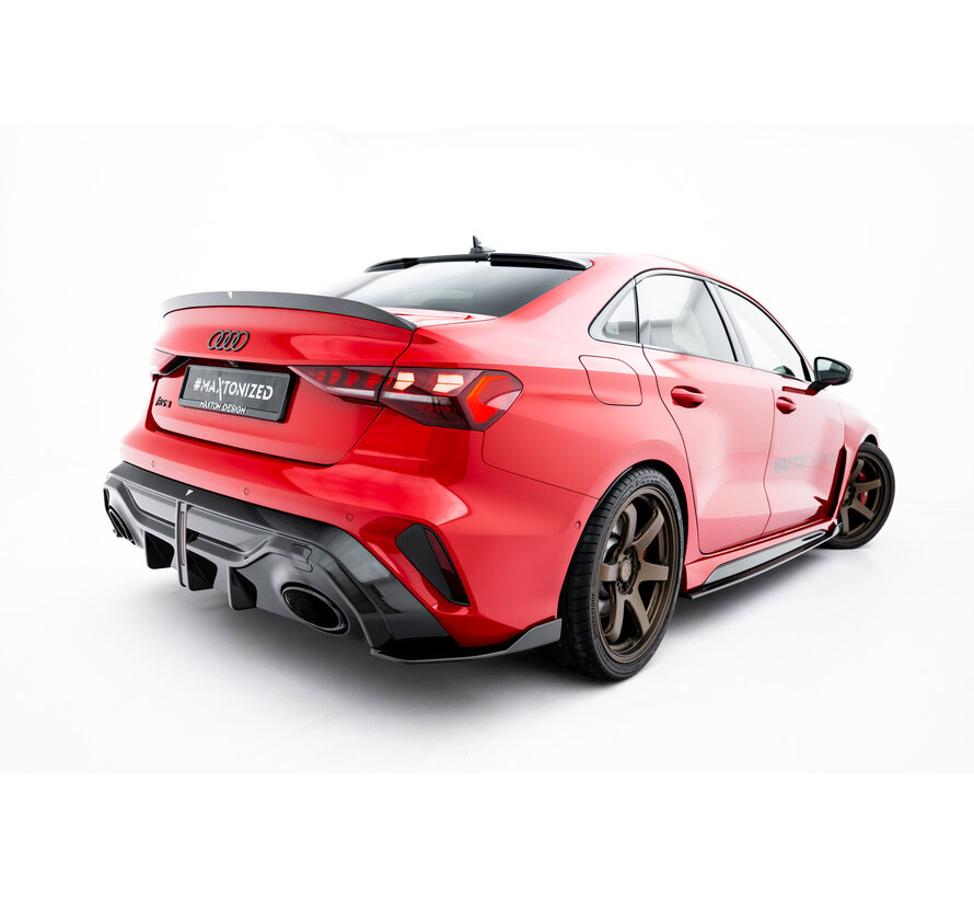 Maxton Design Prepreg Carbon Fiber Rear Diffuser Audi RS3 Sedan 8Y Facelift