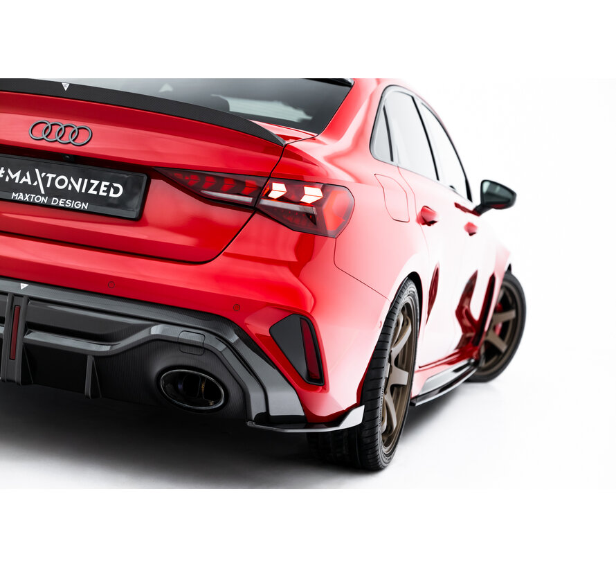 Maxton Design Prepreg Carbon Fiber Rear Diffuser Audi RS3 Sedan 8Y Facelift