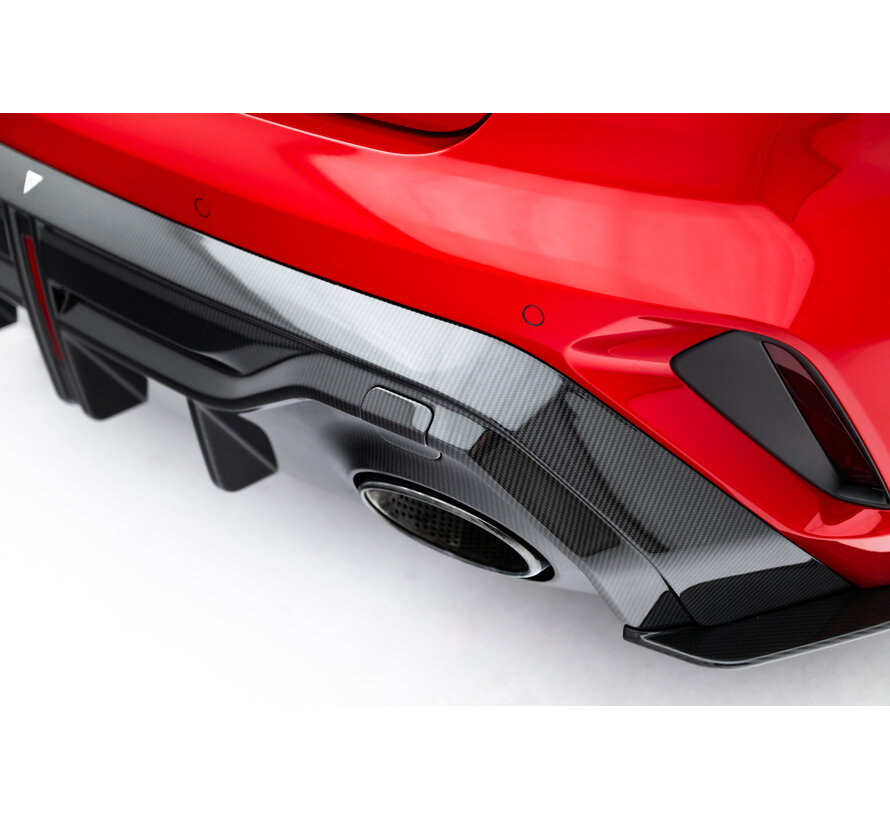 Maxton Design Prepreg Carbon Fiber Rear Diffuser Audi RS3 Sedan 8Y Facelift