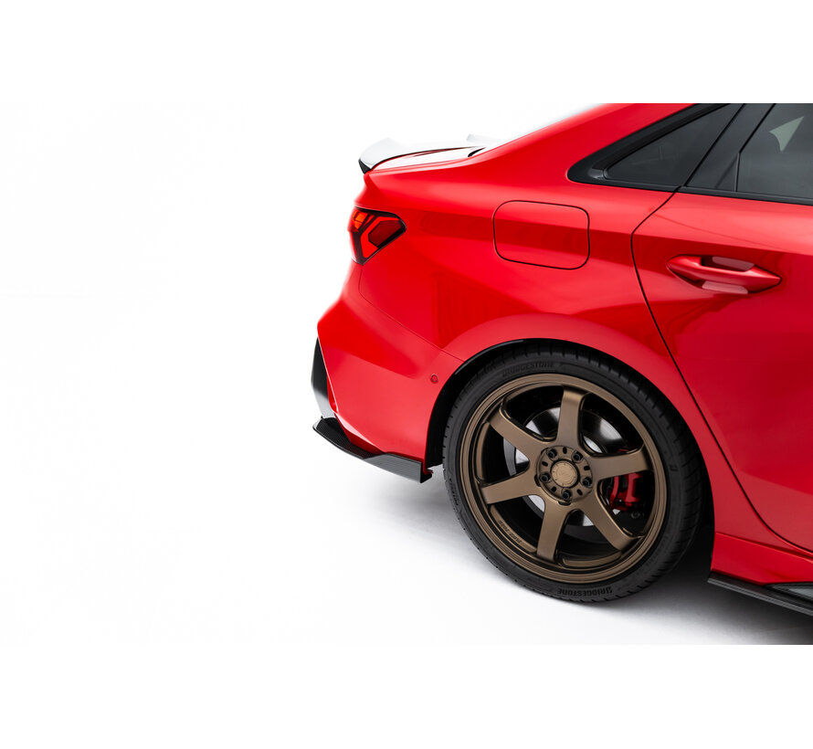 Maxton Design Prepreg Carbon Fiber Rear Side Splitters Audi RS3 Sedan 8Y Facelift