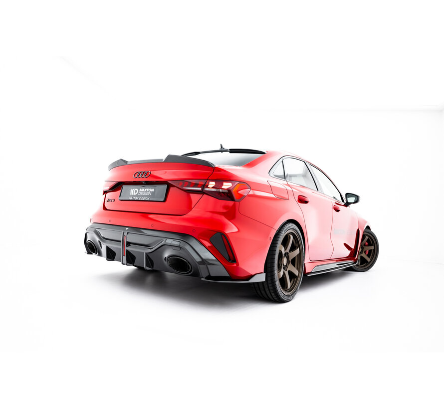Maxton Design Prepreg Carbon Fiber Rear Side Splitters Audi RS3 Sedan 8Y Facelift