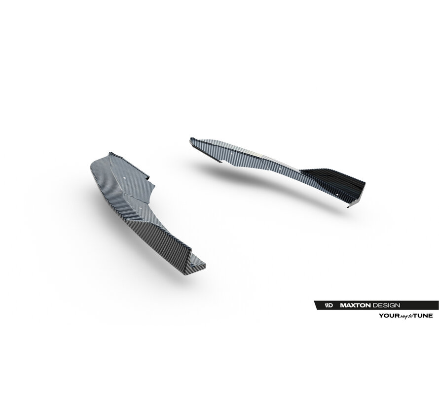 Maxton Design Prepreg Carbon Fiber Rear Side Splitters Audi RS3 Sedan 8Y Facelift