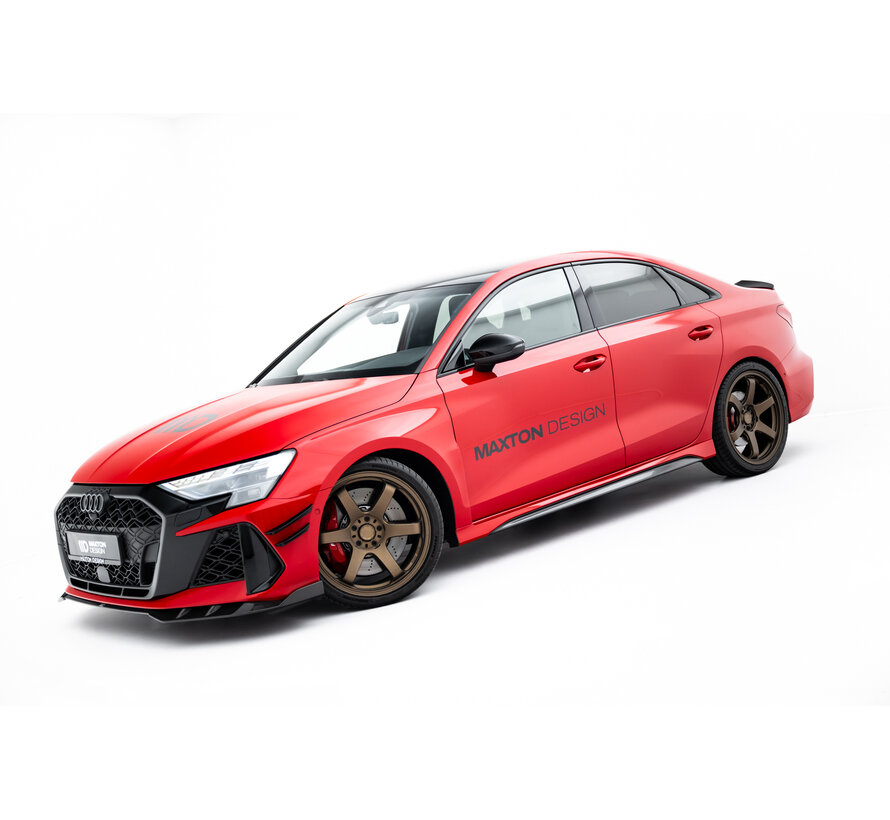 Maxton Design Prepreg Carbon Fiber Side Skirts V.2 Audi RS3 Sedan 8Y Facelift