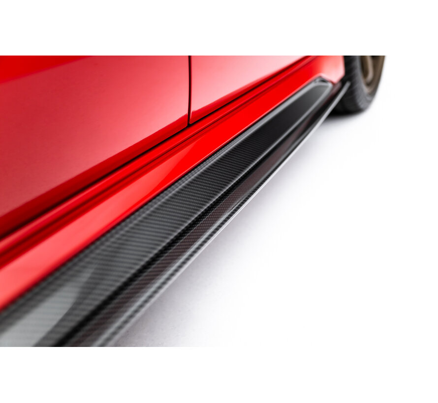 Maxton Design Set of Prepreg Carbon Fiber Side Skirts Audi RS3 Sedan 8Y Facelift