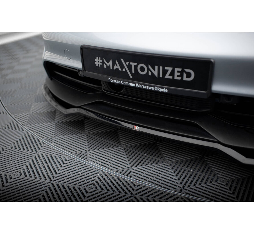 Maxton Design Set of Splitters Porsche Taycan / Taycan 4 / Taycan 4S / Taycan GTS Mk1