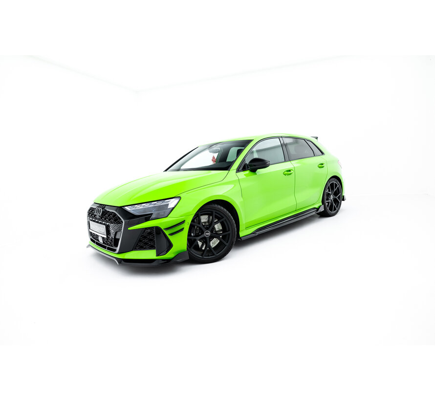 Maxton Design Side Skirts Diffusers V.2 Audi RS3 Sportback 8Y Facelift