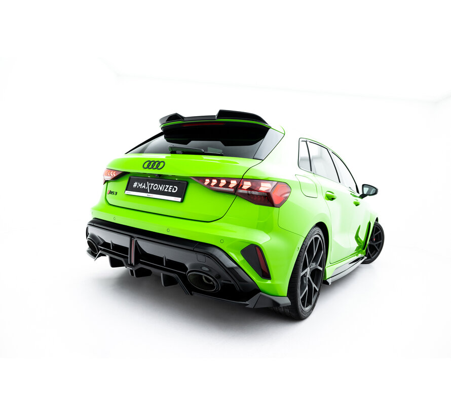Maxton Design Rear Splitter (with vertical bars) V.1 Audi RS3 Sportback 8Y Facelift