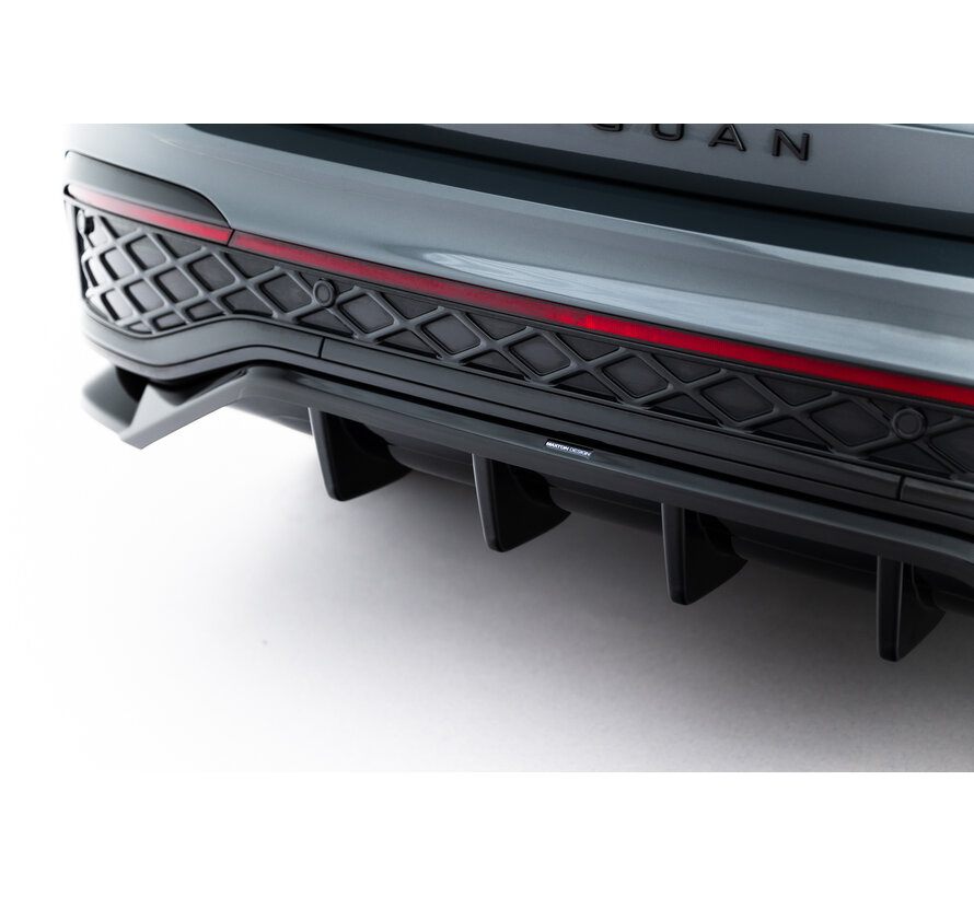 Maxton Design Rear Splitter (with vertical bars) Volkswagen Tiguan R-Line Mk3