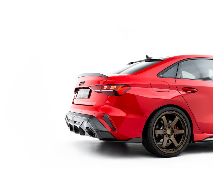 Maxton Design Prepreg Carbon Fiber Tailgate Spoiler V.2 Audi RS3 / S3 / A3 S-Line / A3 Sedan 8Y Facelift