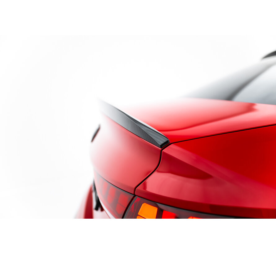 Maxton Design Prepreg Carbon Fiber Tailgate Spoiler V.2 Audi RS3 / S3 / A3 S-Line / A3 Sedan 8Y Facelift