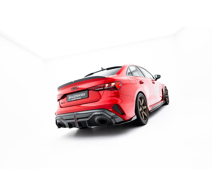 Maxton Design Prepreg Carbon Fiber Tailgate Spoiler V.2 Audi RS3 / S3 / A3 S-Line / A3 Sedan 8Y Facelift