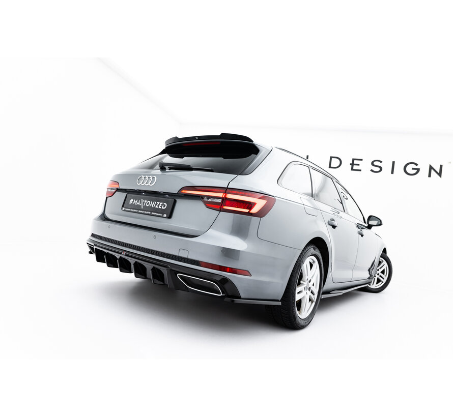 Maxton Design Rear Side Splitters Audi A4 / A4 S-Line / S4 Sedan / Avant B9