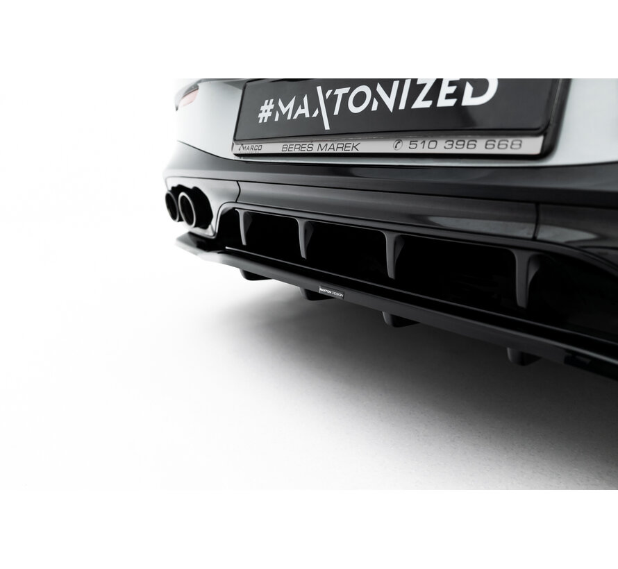 Maxton Design Rear Splitter (with vertical bars) Mercedes-AMG CLE 53 Aero C236